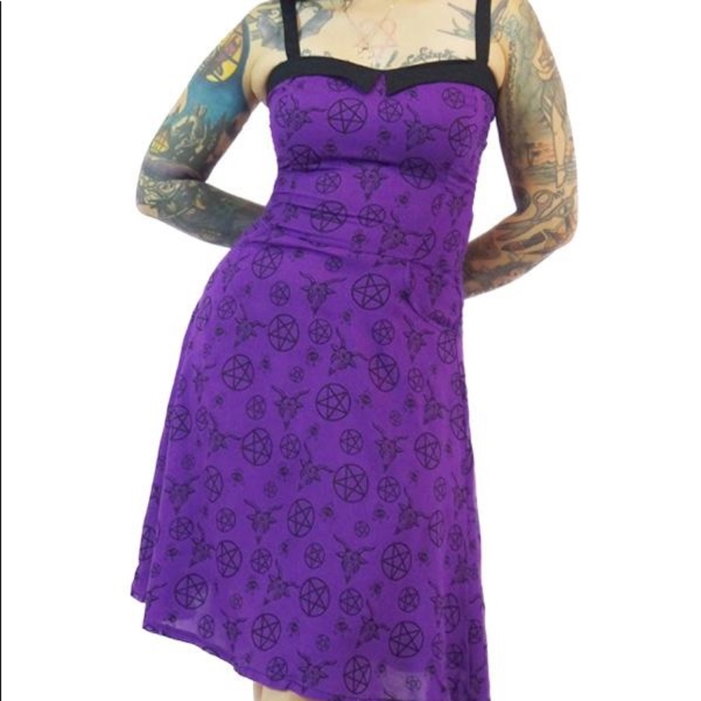 Purple Pentagram dress